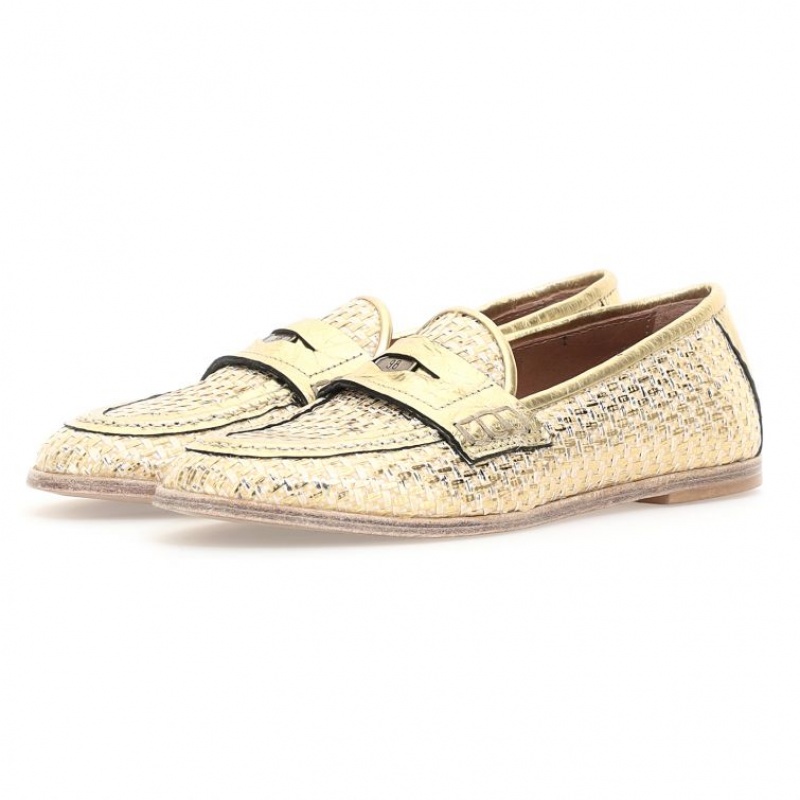 A.S.98 Janene flat shoes Dame Gull | NO-DNPOHV243