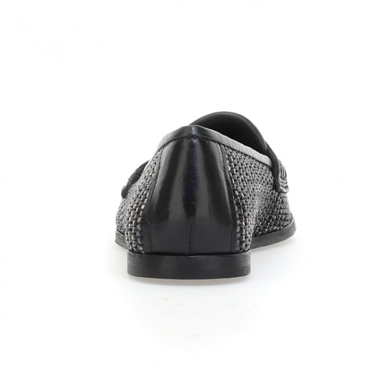 A.S.98 Janene flat shoes Dame Svarte | NO-ZVJWUM734
