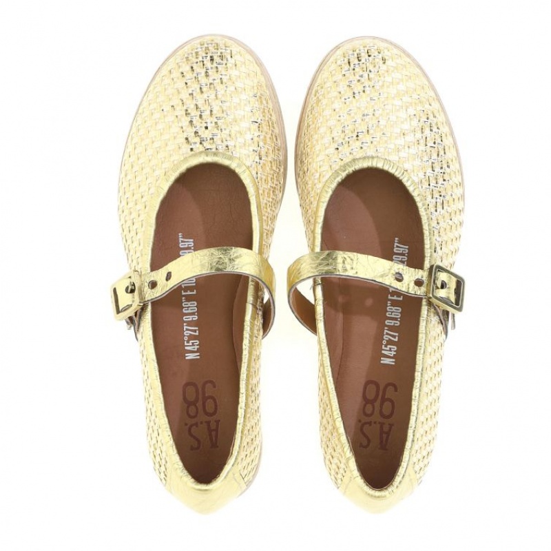 A.S.98 Janet flat shoes Dame Gull | NO-AECSTI384