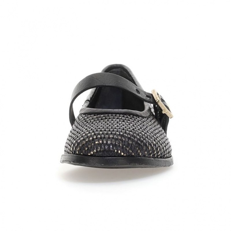 A.S.98 Janet flat shoes Dame Svarte | NO-ZHMSWI908