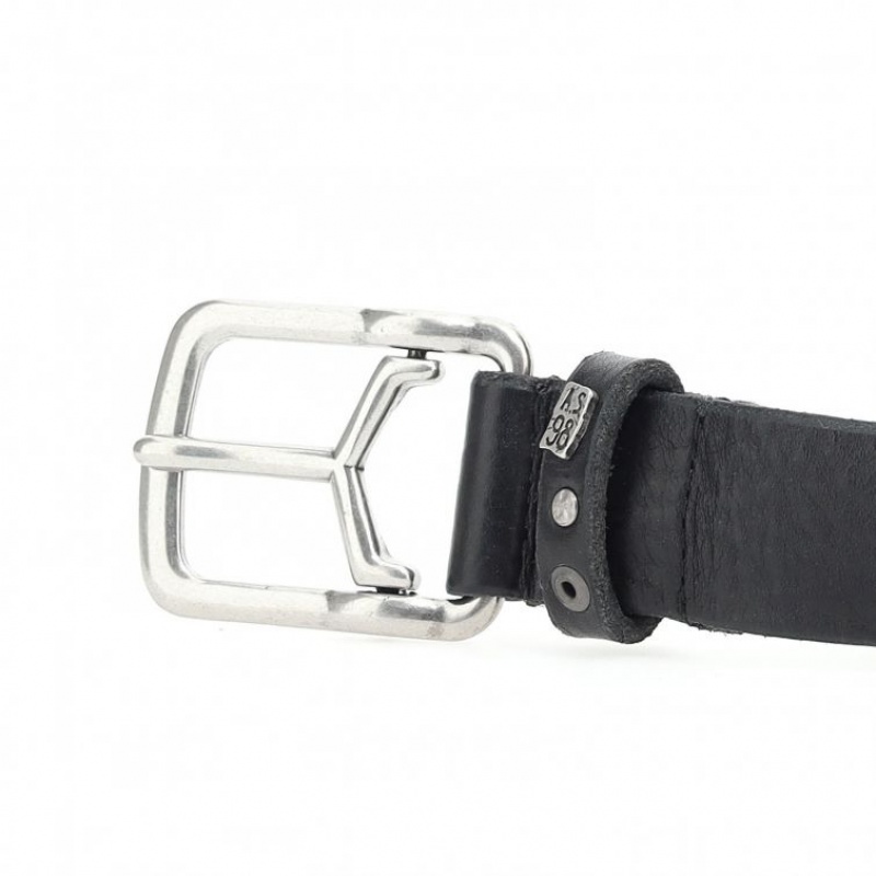 A.S.98 Joe Belte Unisex Svarte | NO-QHBEKD563