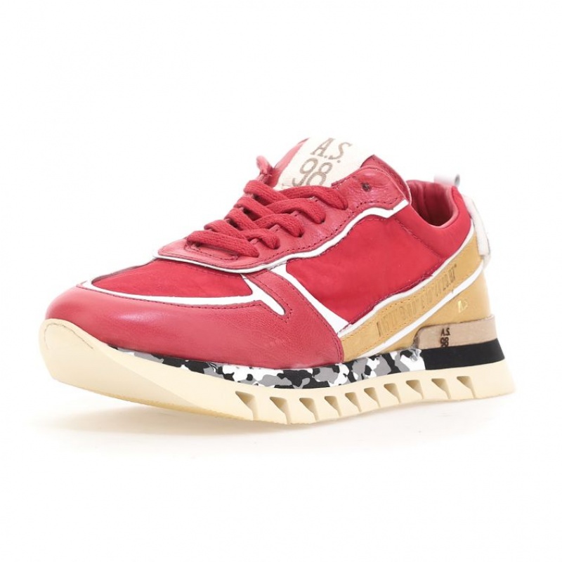 A.S.98 Julian Sneakers Herre Rød | NO-AIZNTE614
