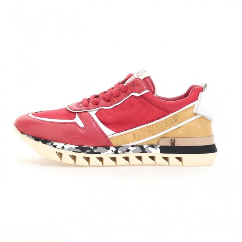 A.S.98 Julian Sneakers Herre Rød | NO-AIZNTE614