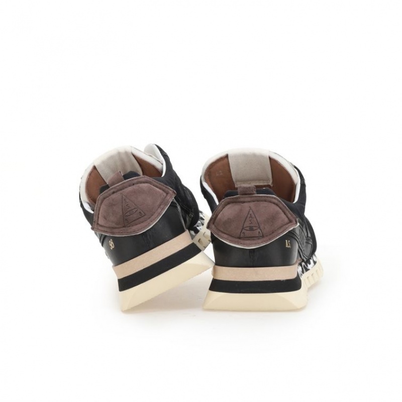 A.S.98 Julian Sneakers Herre Svarte | NO-VKSQDE074