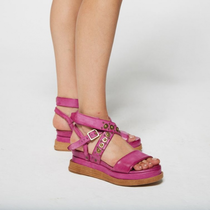 A.S.98 Ladonna Sandaler Dame Fuchsia | NO-YWUGLK491