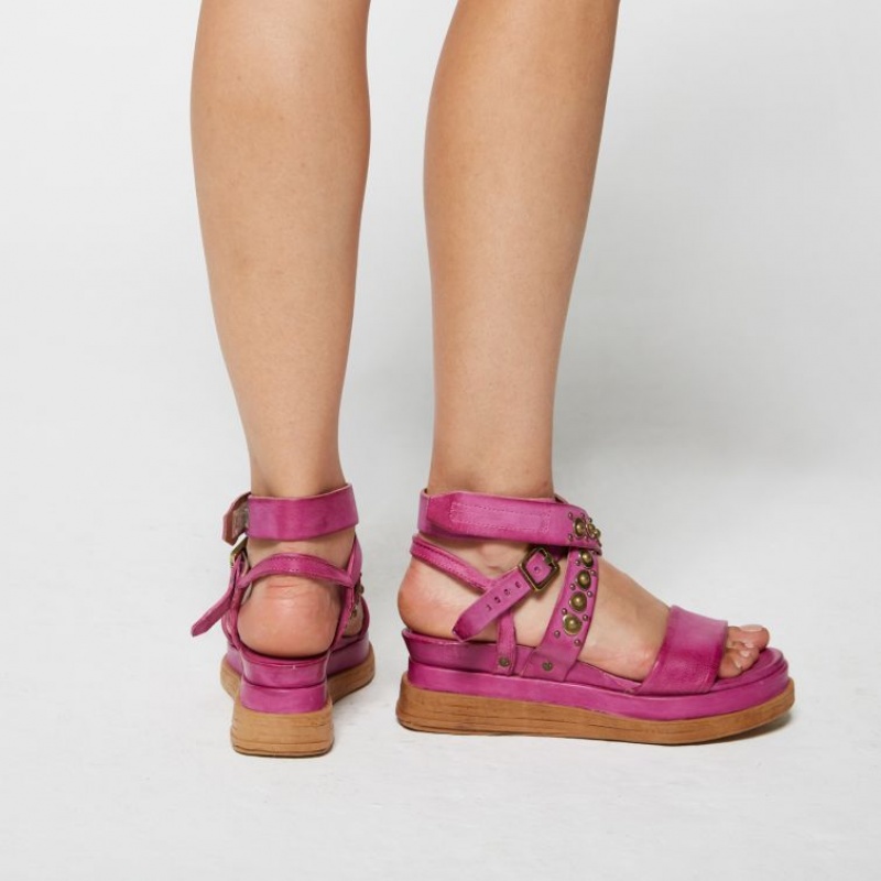 A.S.98 Ladonna Sandaler Dame Fuchsia | NO-YWUGLK491