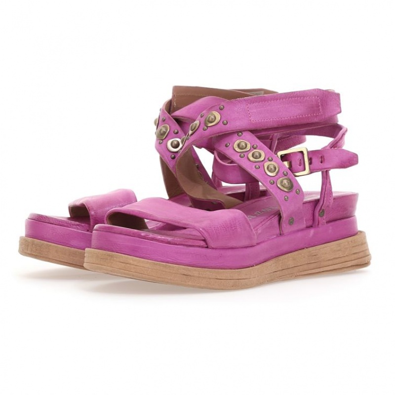 A.S.98 Ladonna Sandaler Dame Fuchsia | NO-YWUGLK491