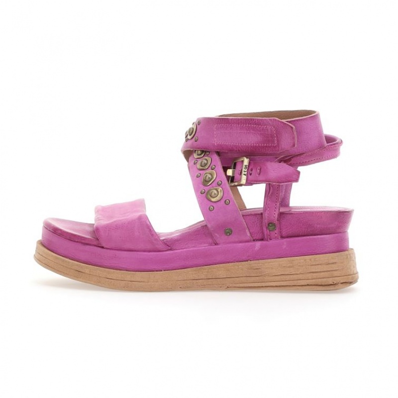 A.S.98 Ladonna Sandaler Dame Fuchsia | NO-YWUGLK491