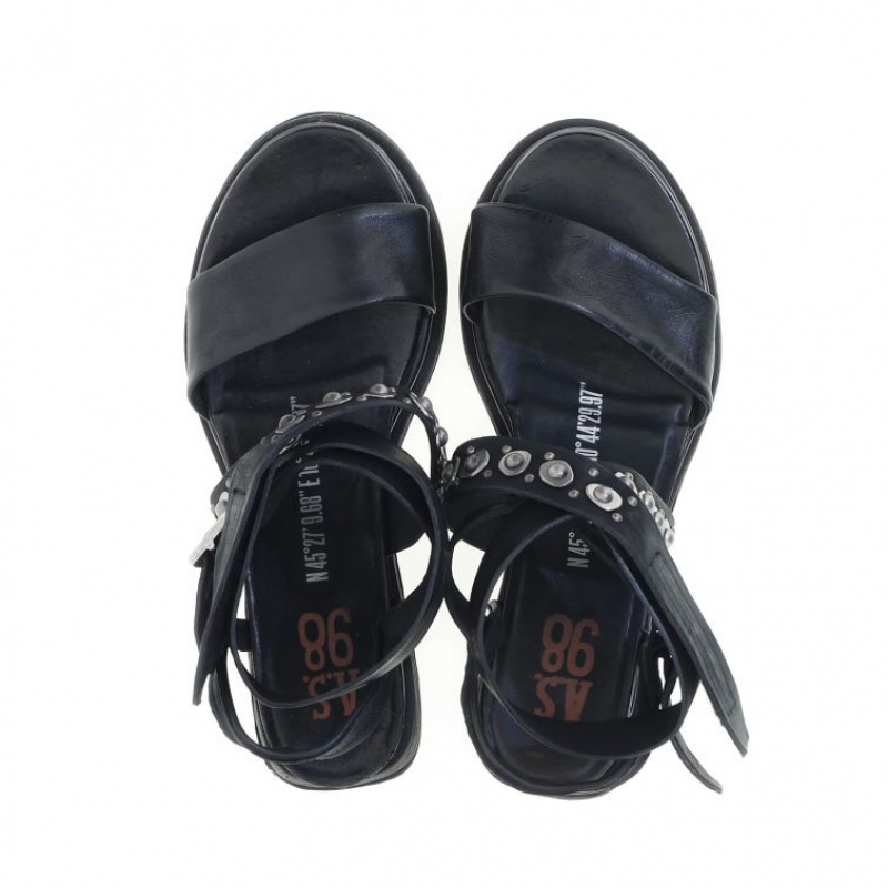 A.S.98 Ladonna Sandaler Dame Svarte | NO-GBLNAJ631