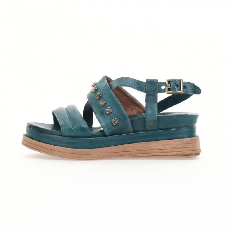 A.S.98 Lalla Sandaler Dame Grønn | NO-RNAEVZ068