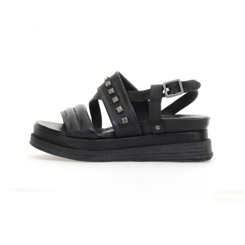 A.S.98 Lalla Sandaler Dame Svarte | NO-WPFVOQ584