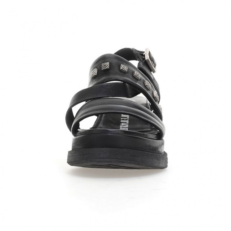 A.S.98 Lalla Sandaler Dame Svarte | NO-WPFVOQ584