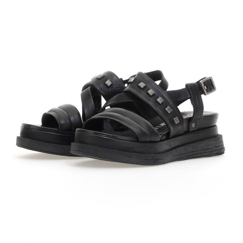 A.S.98 Lalla Sandaler Dame Svarte | NO-WPFVOQ584