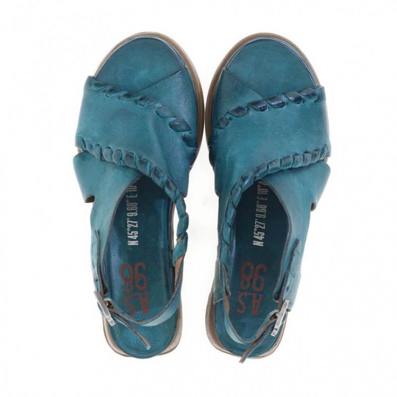 A.S.98 Laz Sandaler Dame Grønn | NO-JHFKYM840