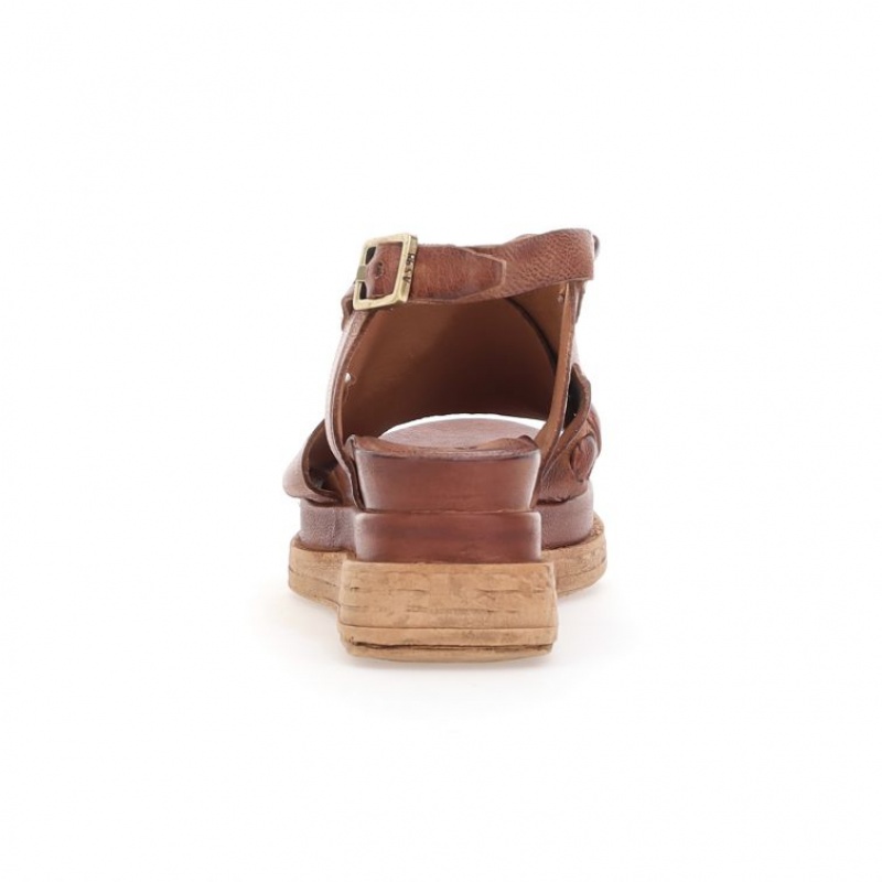 A.S.98 Laz Sandaler Dame Khaki | NO-CUGRKQ267