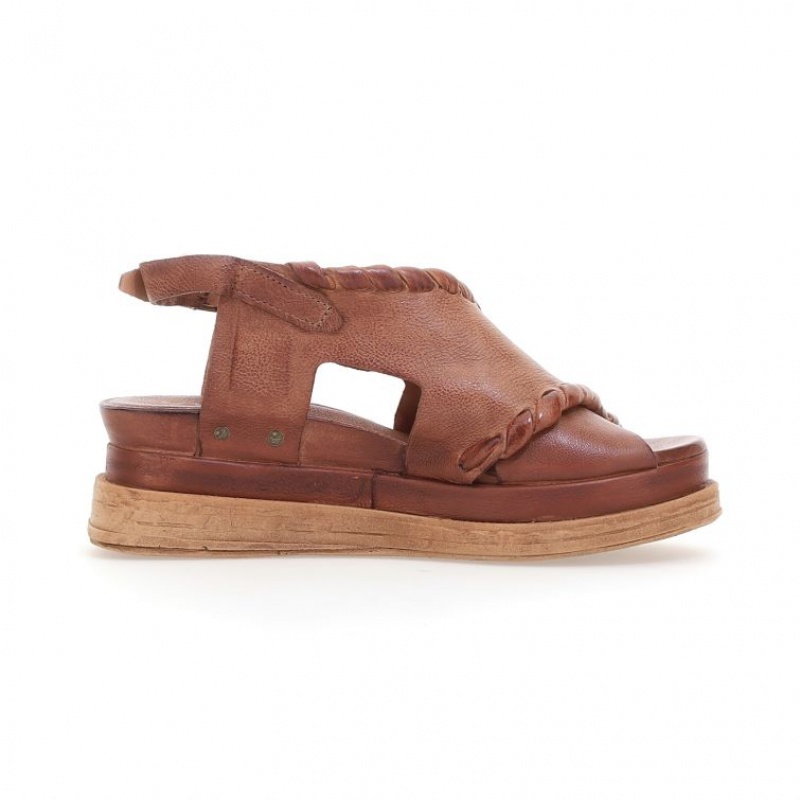 A.S.98 Laz Sandaler Dame Khaki | NO-CUGRKQ267
