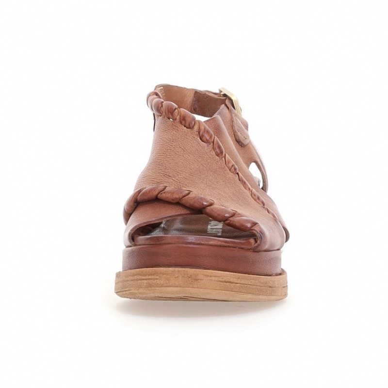 A.S.98 Laz Sandaler Dame Khaki | NO-CUGRKQ267