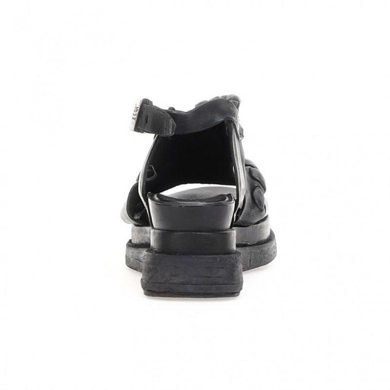 A.S.98 Laz Sandaler Dame Svarte | NO-AIBYCV456