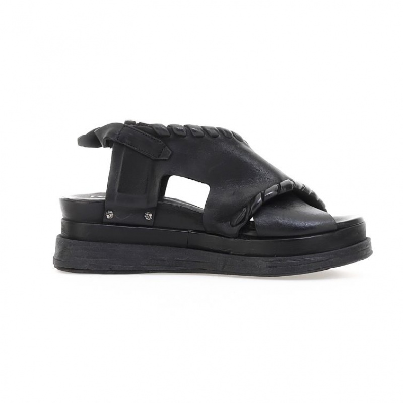 A.S.98 Laz Sandaler Dame Svarte | NO-AIBYCV456