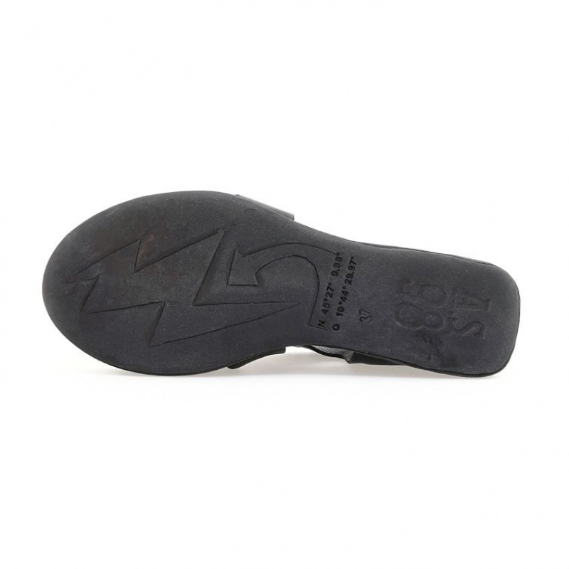 A.S.98 Laz Sandaler Dame Svarte | NO-AIBYCV456