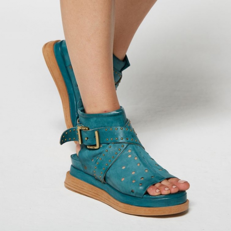 A.S.98 Lenora Sandaler Dame Grønn | NO-OTAJVD421