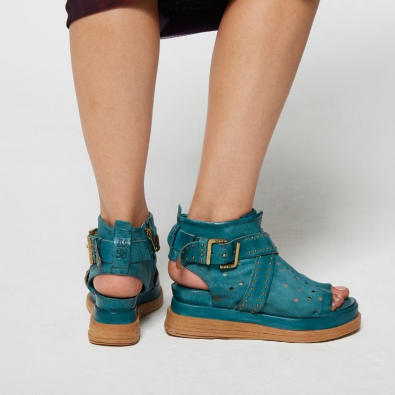 A.S.98 Lenora Sandaler Dame Grønn | NO-OTAJVD421