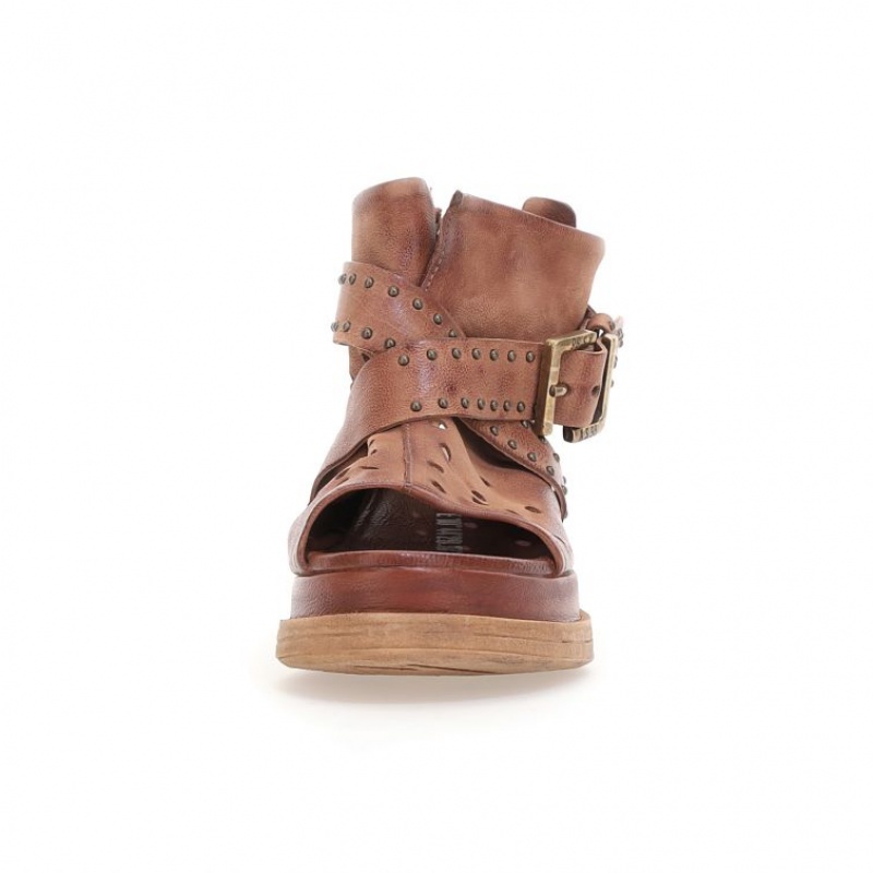 A.S.98 Lenora Sandaler Dame Khaki | NO-BVNEXK567