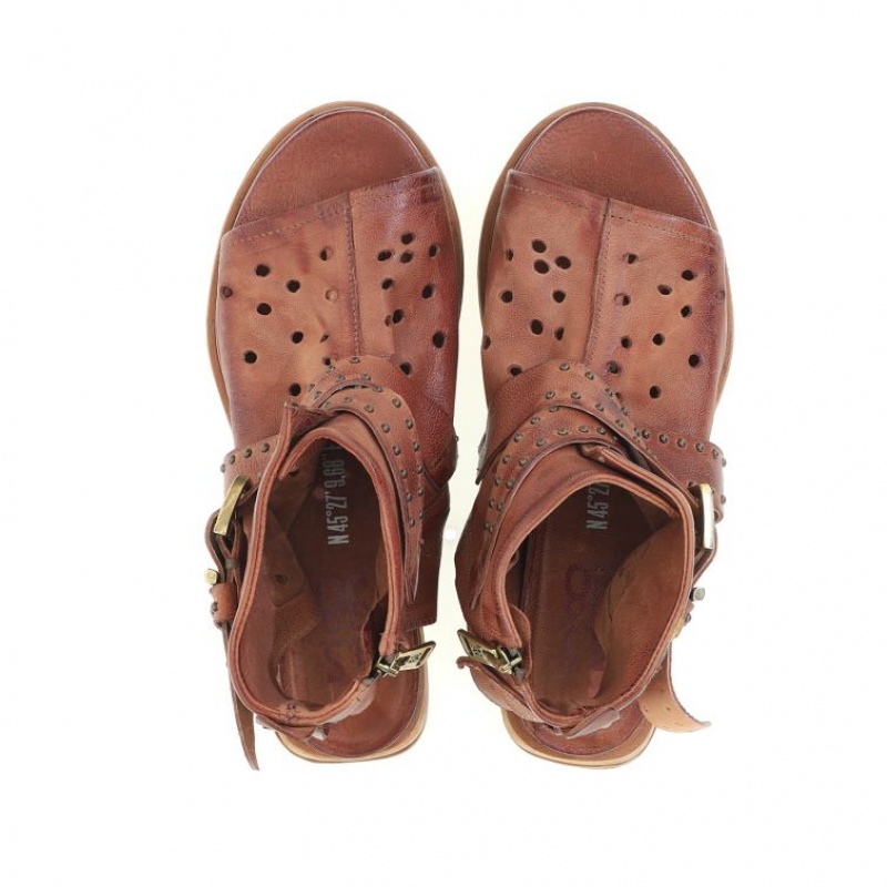 A.S.98 Lenora Sandaler Dame Khaki | NO-BVNEXK567