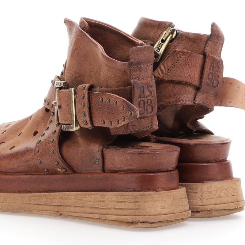 A.S.98 Lenora Sandaler Dame Khaki | NO-BVNEXK567