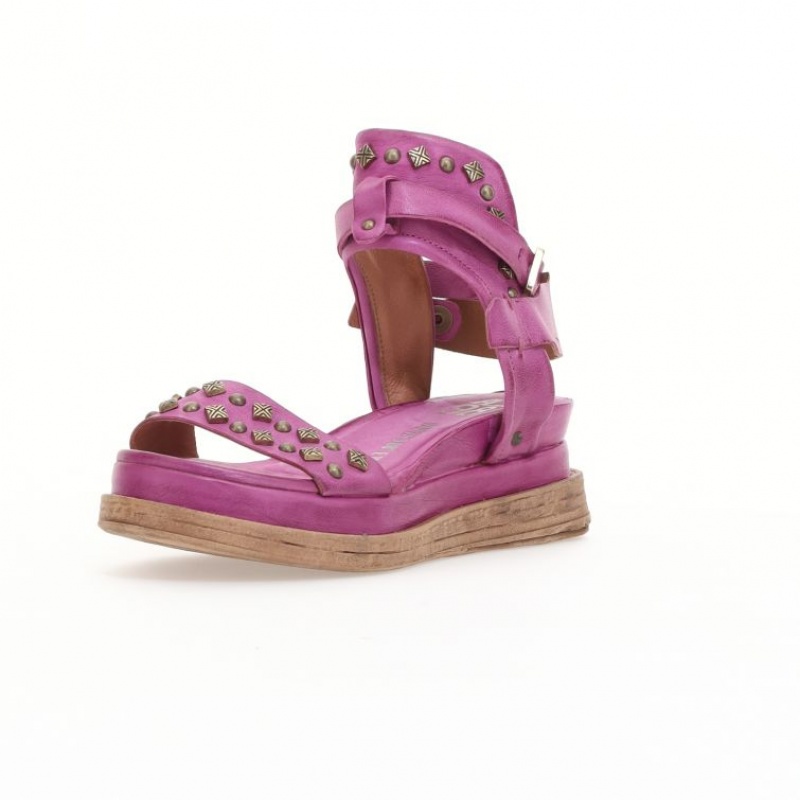 A.S.98 Leta Sandaler Dame Fuchsia | NO-OQLGXM326