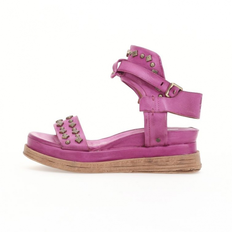 A.S.98 Leta Sandaler Dame Fuchsia | NO-OQLGXM326