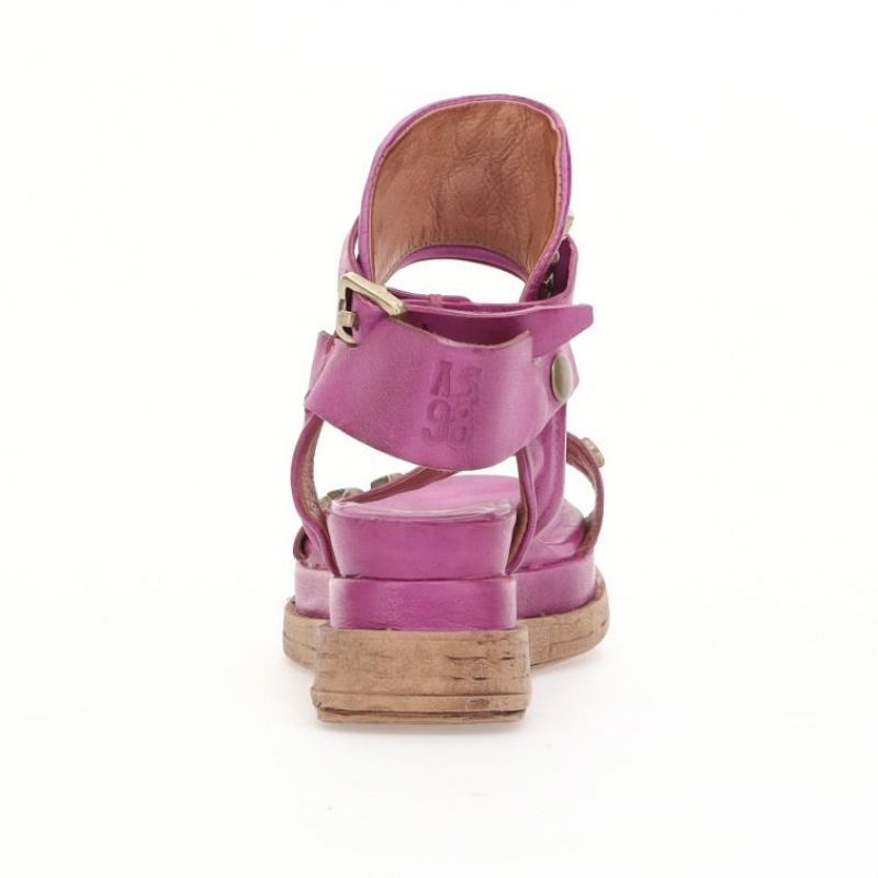 A.S.98 Leta Sandaler Dame Fuchsia | NO-OQLGXM326