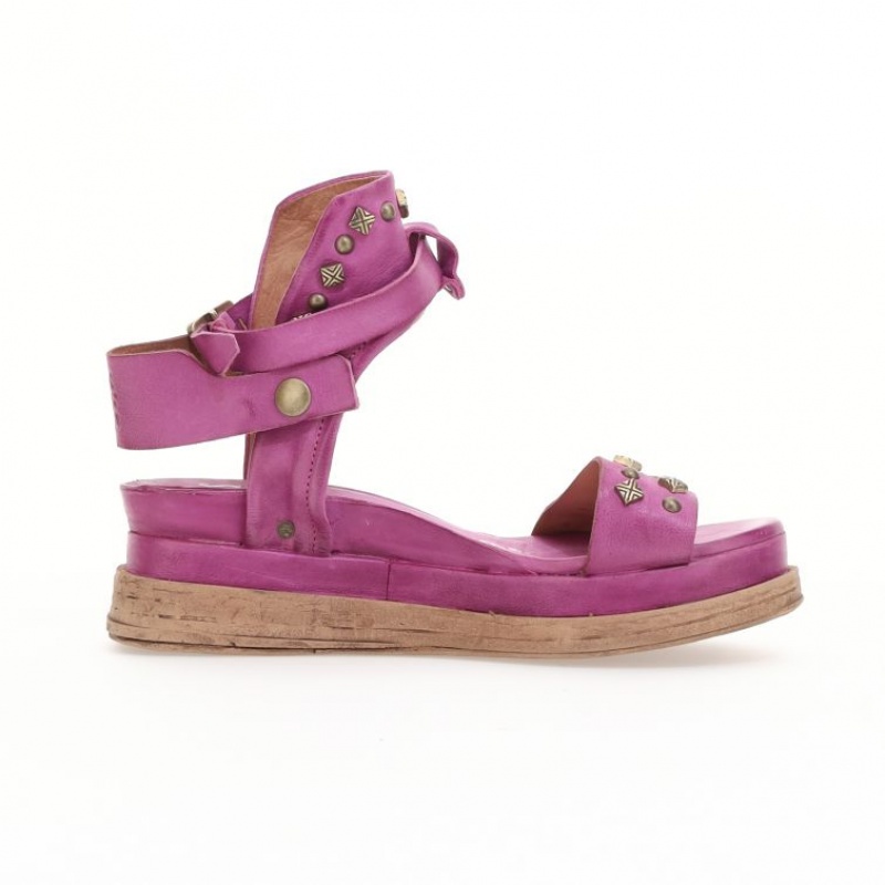 A.S.98 Leta Sandaler Dame Fuchsia | NO-OQLGXM326