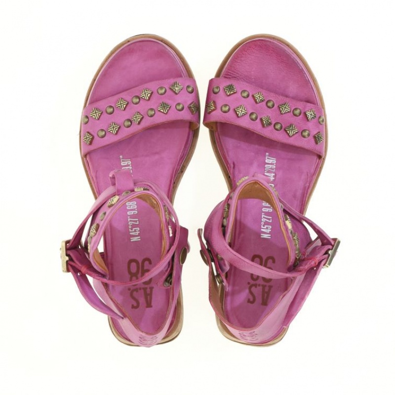 A.S.98 Leta Sandaler Dame Fuchsia | NO-OQLGXM326
