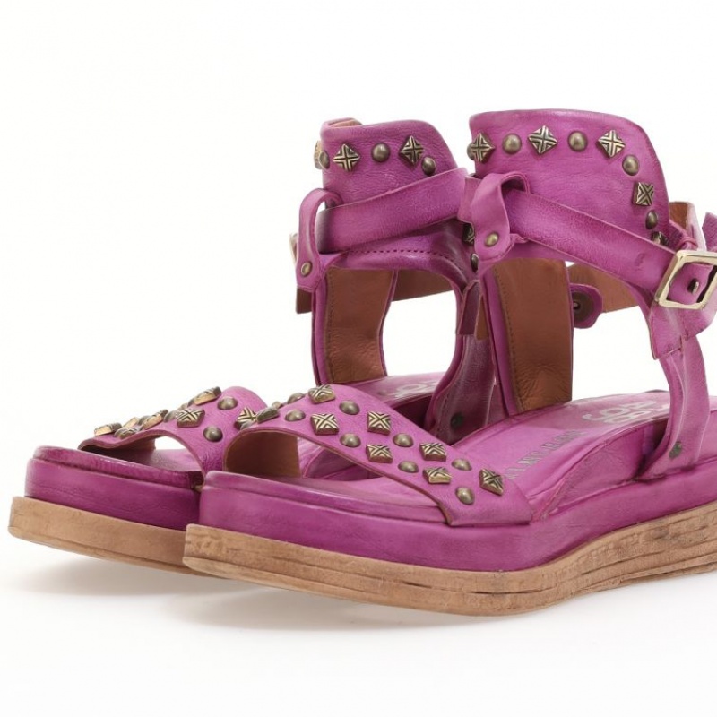 A.S.98 Leta Sandaler Dame Fuchsia | NO-OQLGXM326