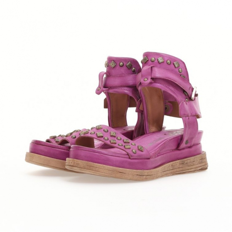 A.S.98 Leta Sandaler Dame Fuchsia | NO-OQLGXM326