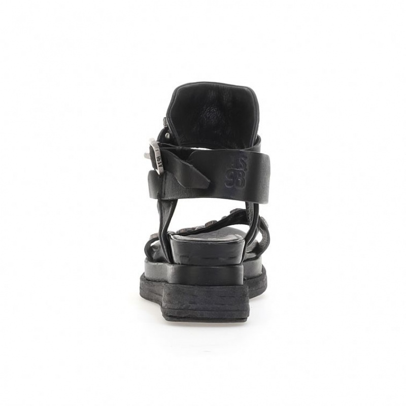A.S.98 Leta Sandaler Dame Svarte | NO-ARSOYD501