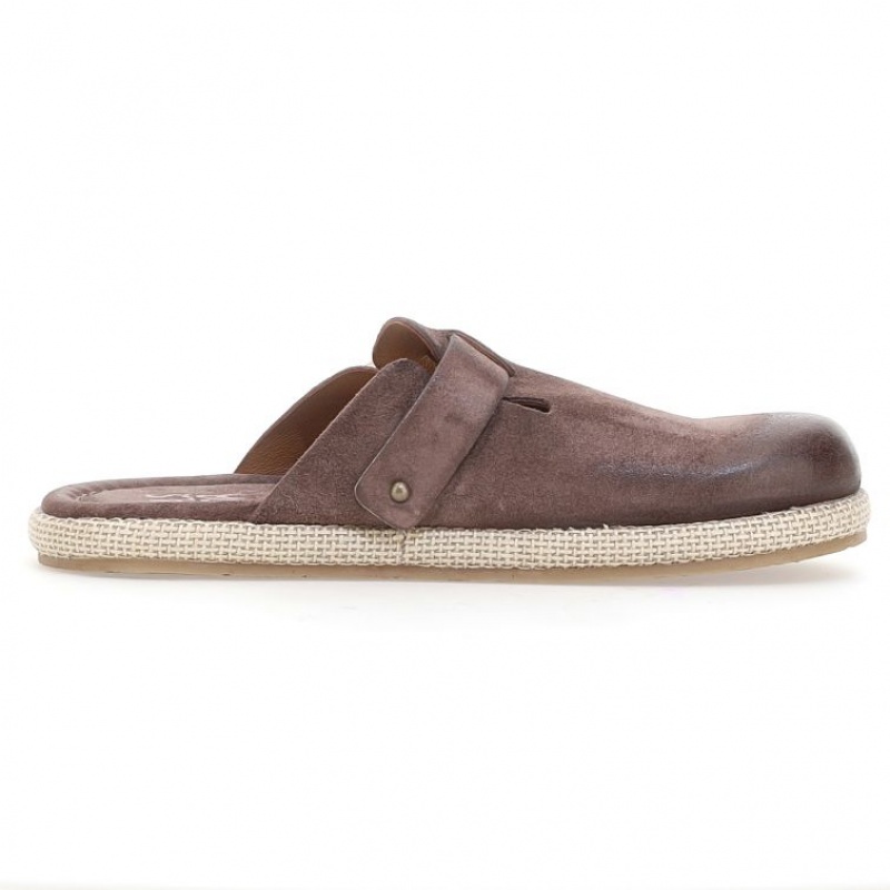 A.S.98 Mules Mike flat shoes Herre Brune | NO-IENRCZ348