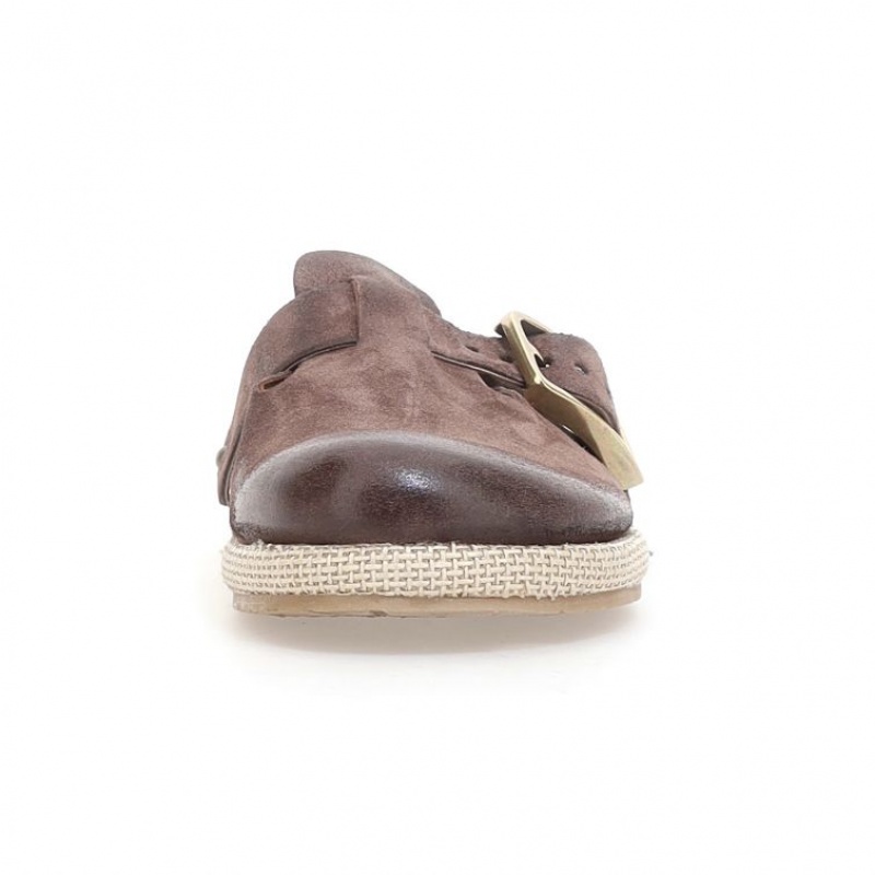 A.S.98 Mules Mike flat shoes Herre Brune | NO-IENRCZ348