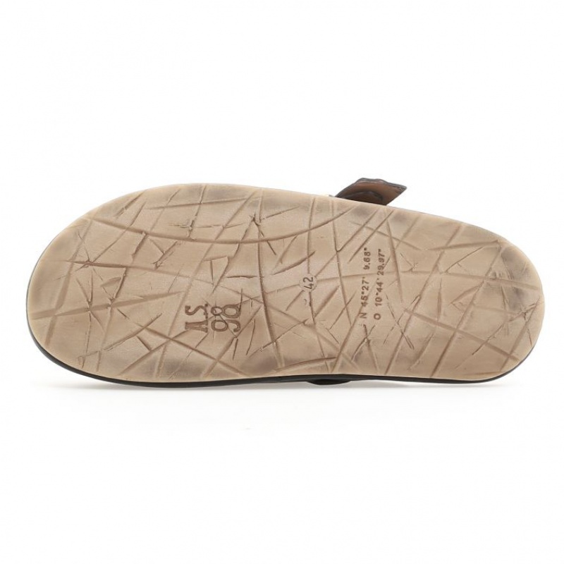 A.S.98 Mules Mike flat shoes Herre Svarte | NO-HCIRDP369