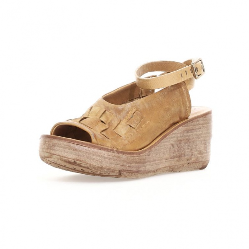 A.S.98 Nan Sandaler Dame Khaki | NO-WUJTSD108