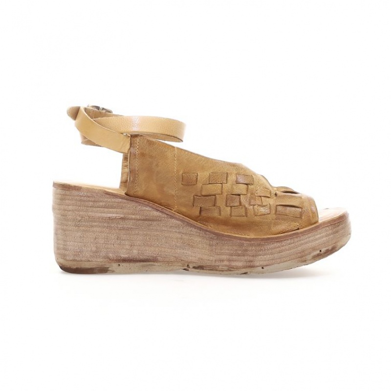 A.S.98 Nan Sandaler Dame Khaki | NO-WUJTSD108