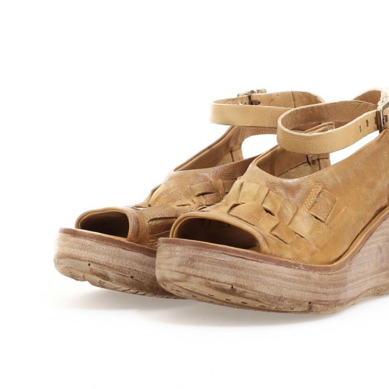 A.S.98 Nan Sandaler Dame Khaki | NO-WUJTSD108