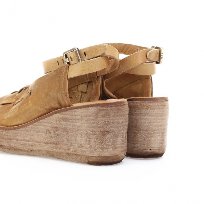 A.S.98 Nan Sandaler Dame Khaki | NO-WUJTSD108