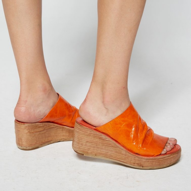 A.S.98 Nanette Sandaler Dame Oransje | NO-IWCGUQ243
