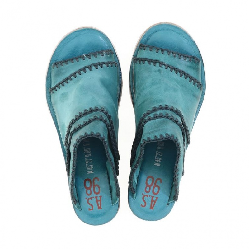 A.S.98 Nivek Sandaler Dame Grønn | NO-RTAPHV863