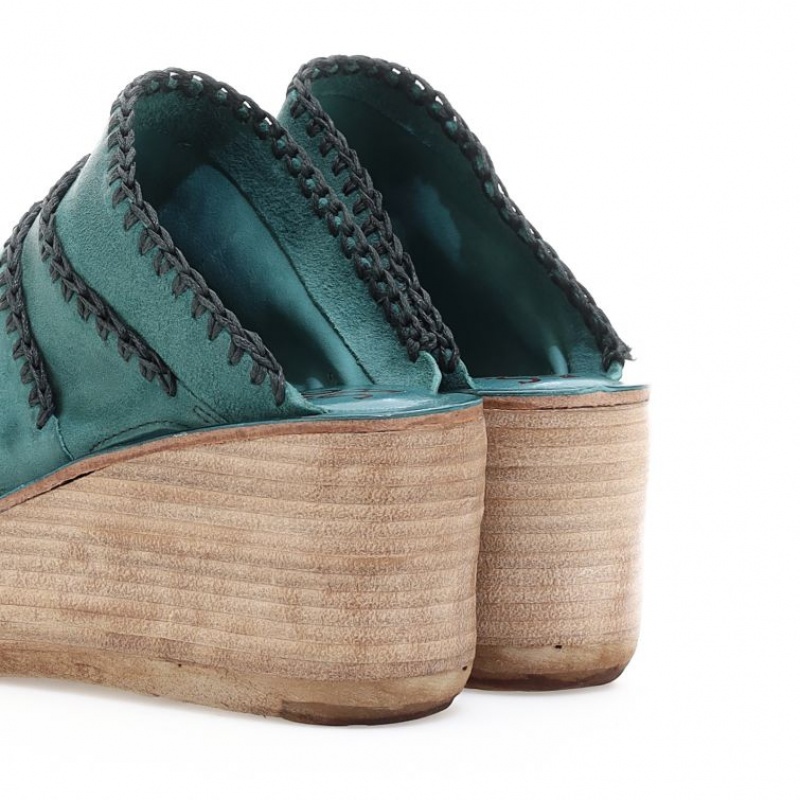 A.S.98 Nivek Sandaler Dame Grønn | NO-RTAPHV863
