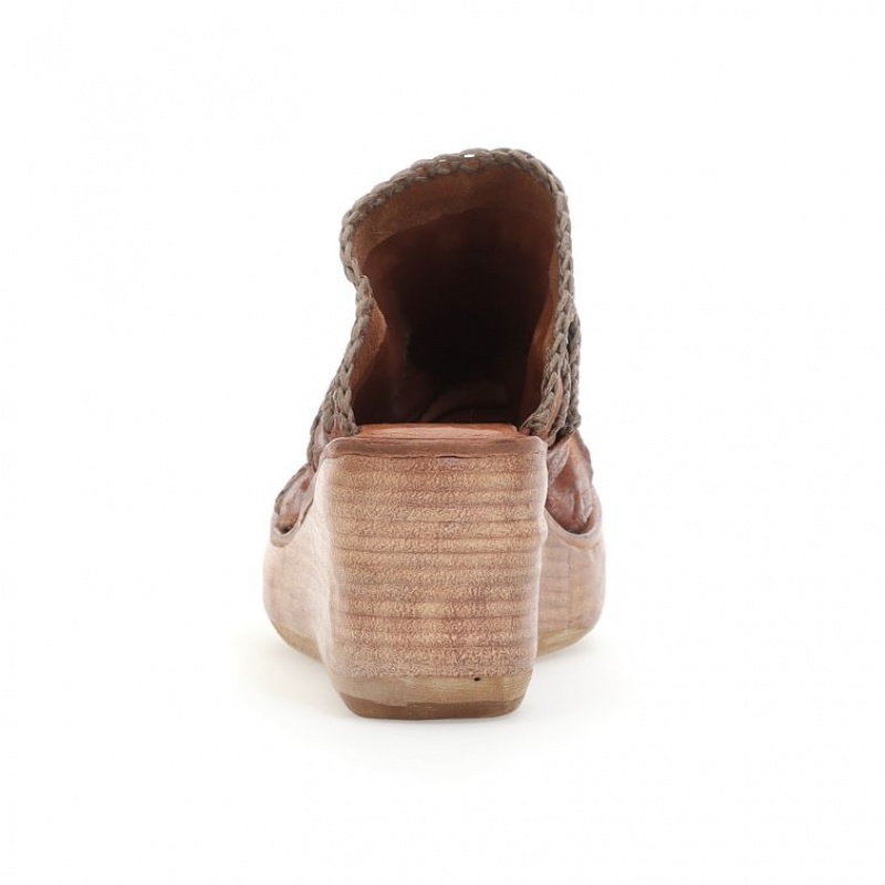 A.S.98 Nivek Sandaler Dame Khaki | NO-MVKQFH873