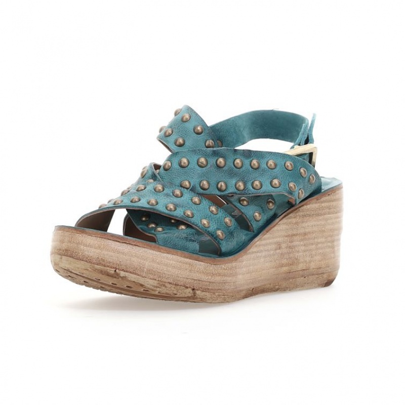 A.S.98 Normand Sandaler Dame Grønn | NO-BWDJFV136