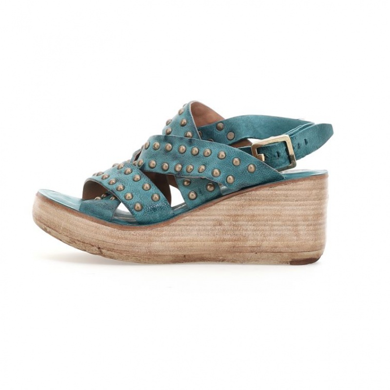 A.S.98 Normand Sandaler Dame Grønn | NO-BWDJFV136